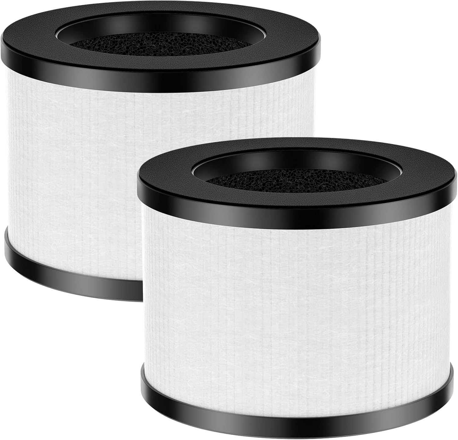 2 Pack TZ-K1 Replacement Filter Compatible with ToLife TZ-K1 Air Puri-fier, MK01 MK06 and FreAire KN6391 Air Purifi-ers, 3-in-1 H13 HEPA Filter, Activated Carbon and Pre-filter, 360° Rotating Filter